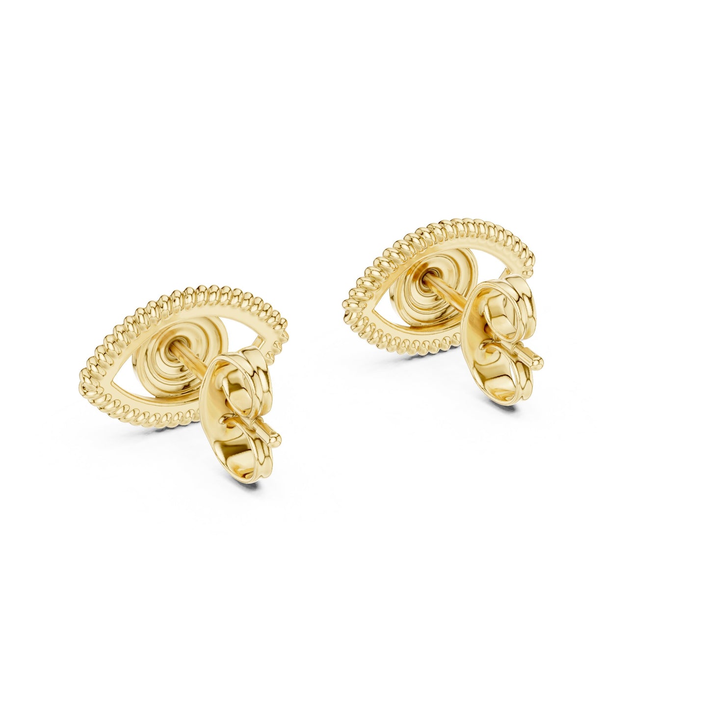 Round Stud Lab Grown Diamond Earrings