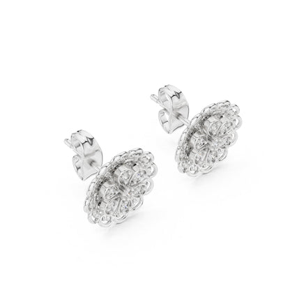 Mixed Shape Lab Grown Diamond Stud Earrings