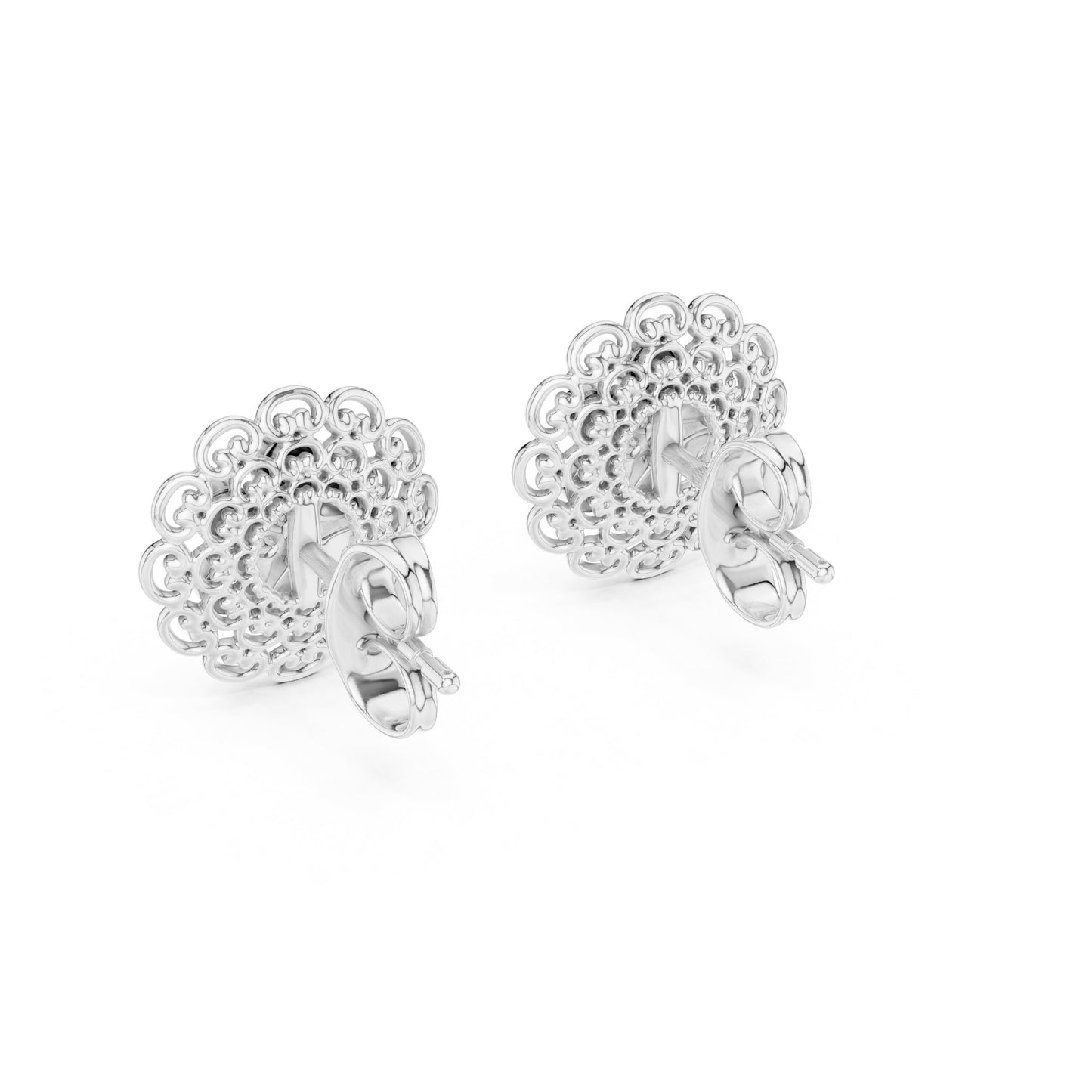 Mixed Shape Lab Grown Diamond Stud Earrings