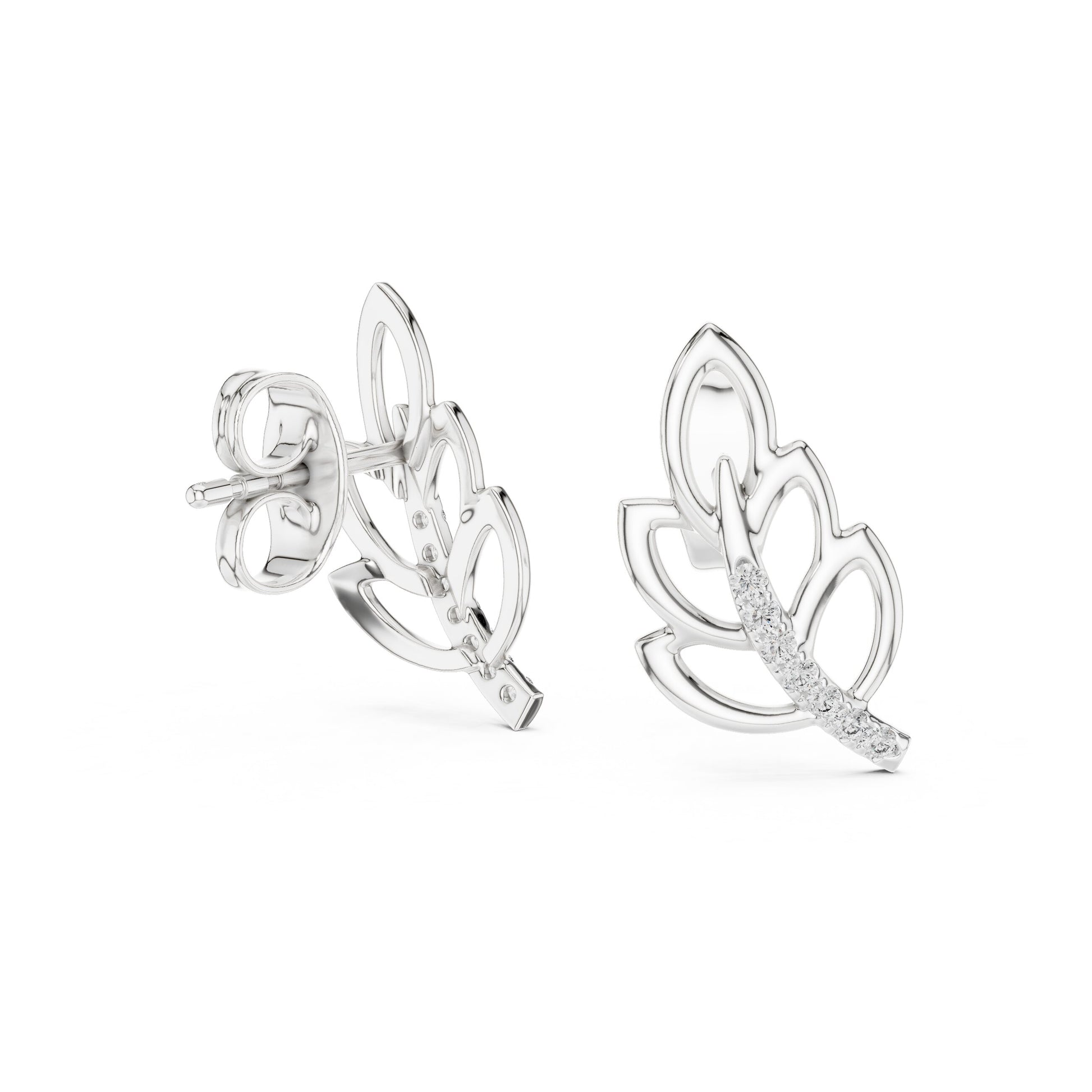 Mixed Shape Lab Grown Diamond Stud Earrings