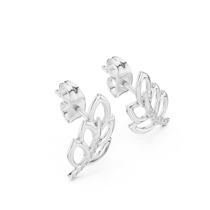 Mixed Shape Lab Grown Diamond Stud Earrings
