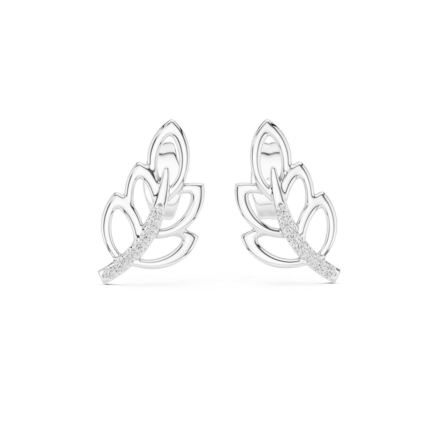 Mixed Shape Lab Grown Diamond Stud Earrings