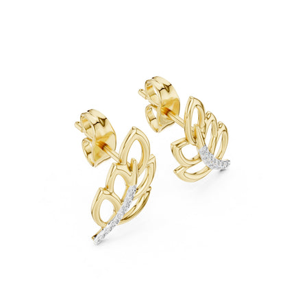 Mixed Shape Lab Grown Diamond Stud Earrings