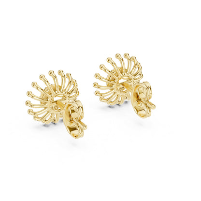 Round Stud Lab Grown Diamond Earrings