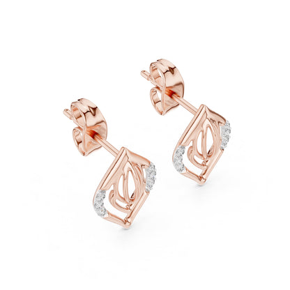 Mixed Shape Lab Grown Diamond Stud Earrings