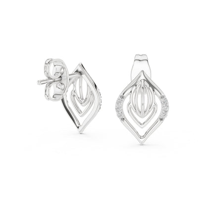 Mixed Shape Lab Grown Diamond Stud Earrings