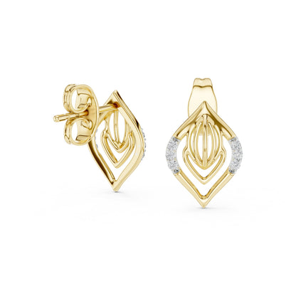 Mixed Shape Lab Grown Diamond Stud Earrings