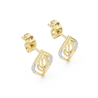 Mixed Shape Lab Grown Diamond Stud Earrings
