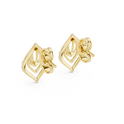 Mixed Shape Lab Grown Diamond Stud Earrings