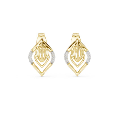 Mixed Shape Lab Grown Diamond Stud Earrings