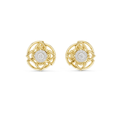 Round Stud Lab Grown Diamond Earrings