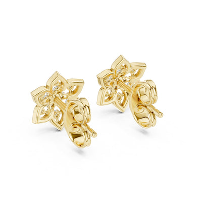 Mixed Shape Lab Grown Diamond Stud Earrings