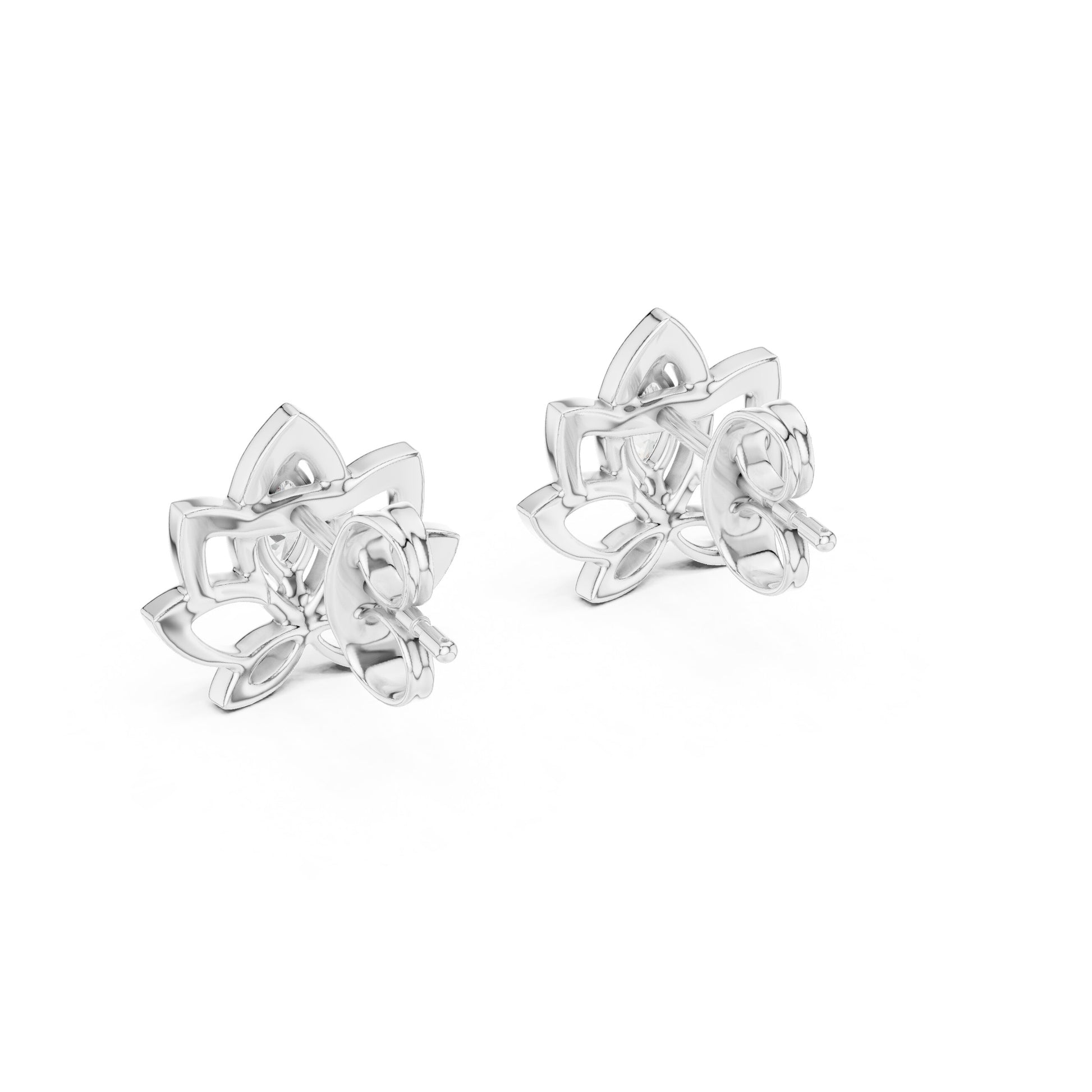 Marquise Stud Lab Grown Diamond Earrings