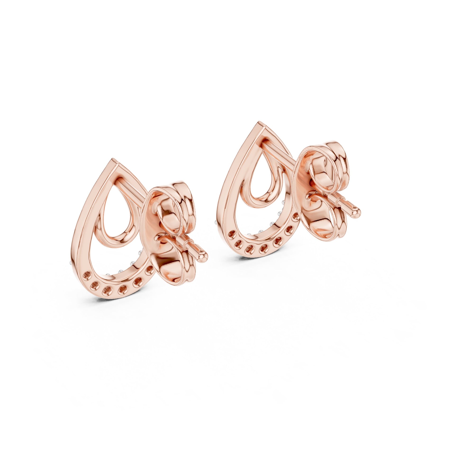 Mixed Shape Lab Grown Diamond Stud Earrings