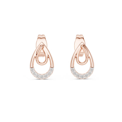 Mixed Shape Lab Grown Diamond Stud Earrings