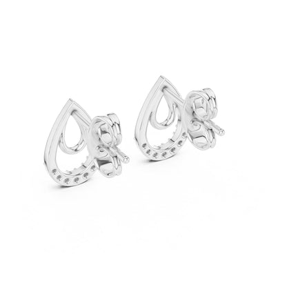 Mixed Shape Lab Grown Diamond Stud Earrings