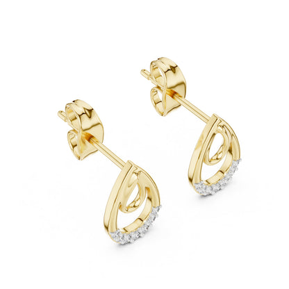 Mixed Shape Lab Grown Diamond Stud Earrings