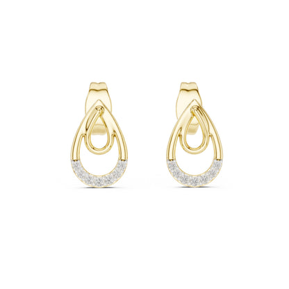 Mixed Shape Lab Grown Diamond Stud Earrings
