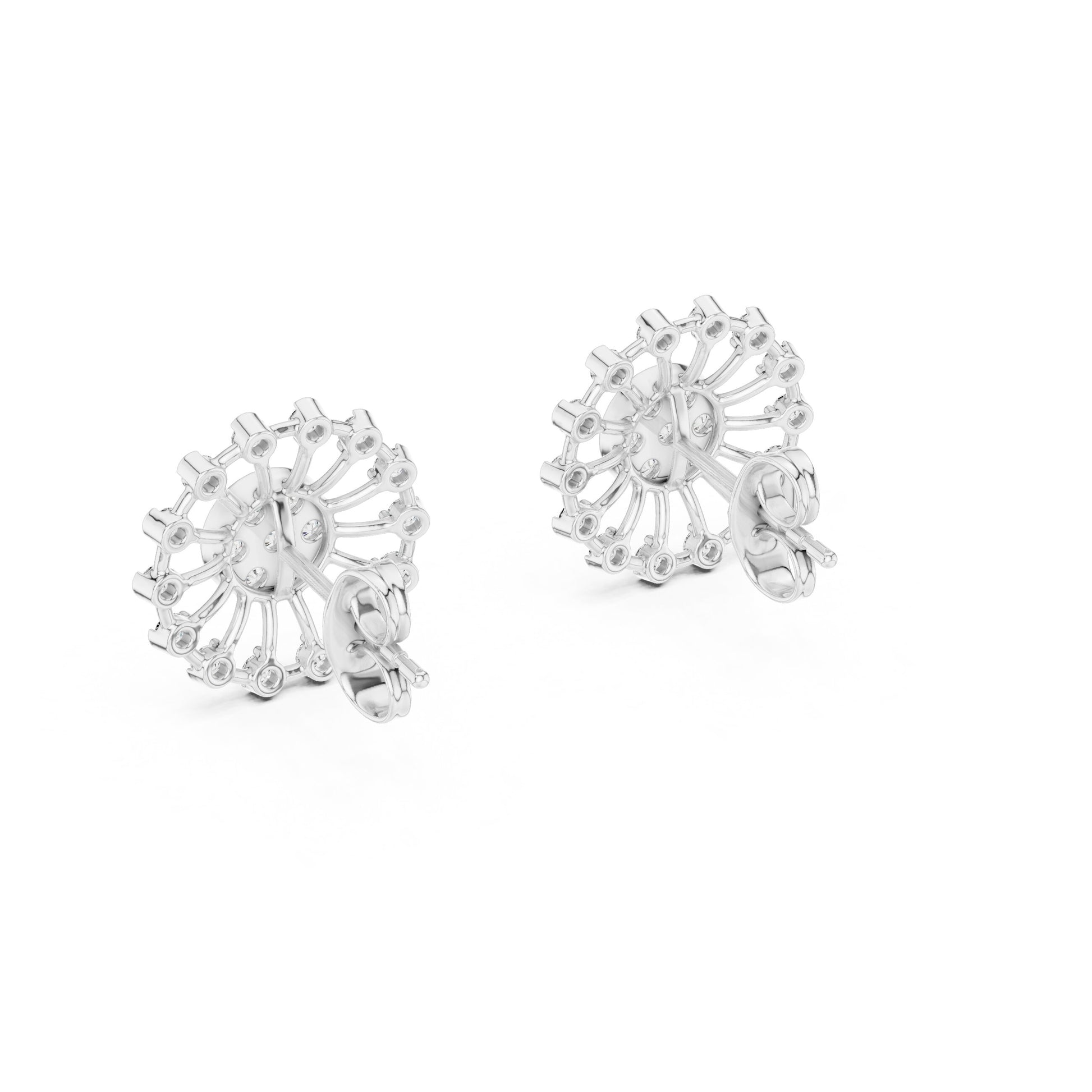 Mixed Shape Lab Grown Diamond Stud Earrings