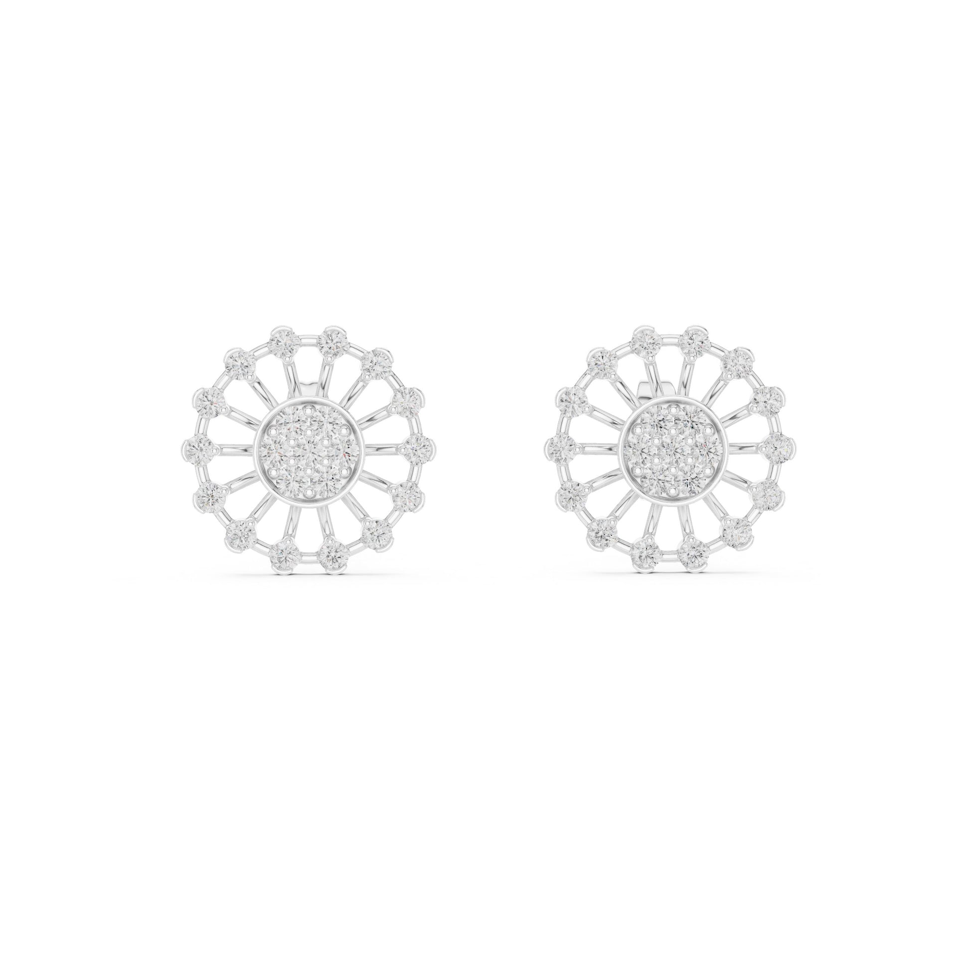Mixed Shape Lab Grown Diamond Stud Earrings