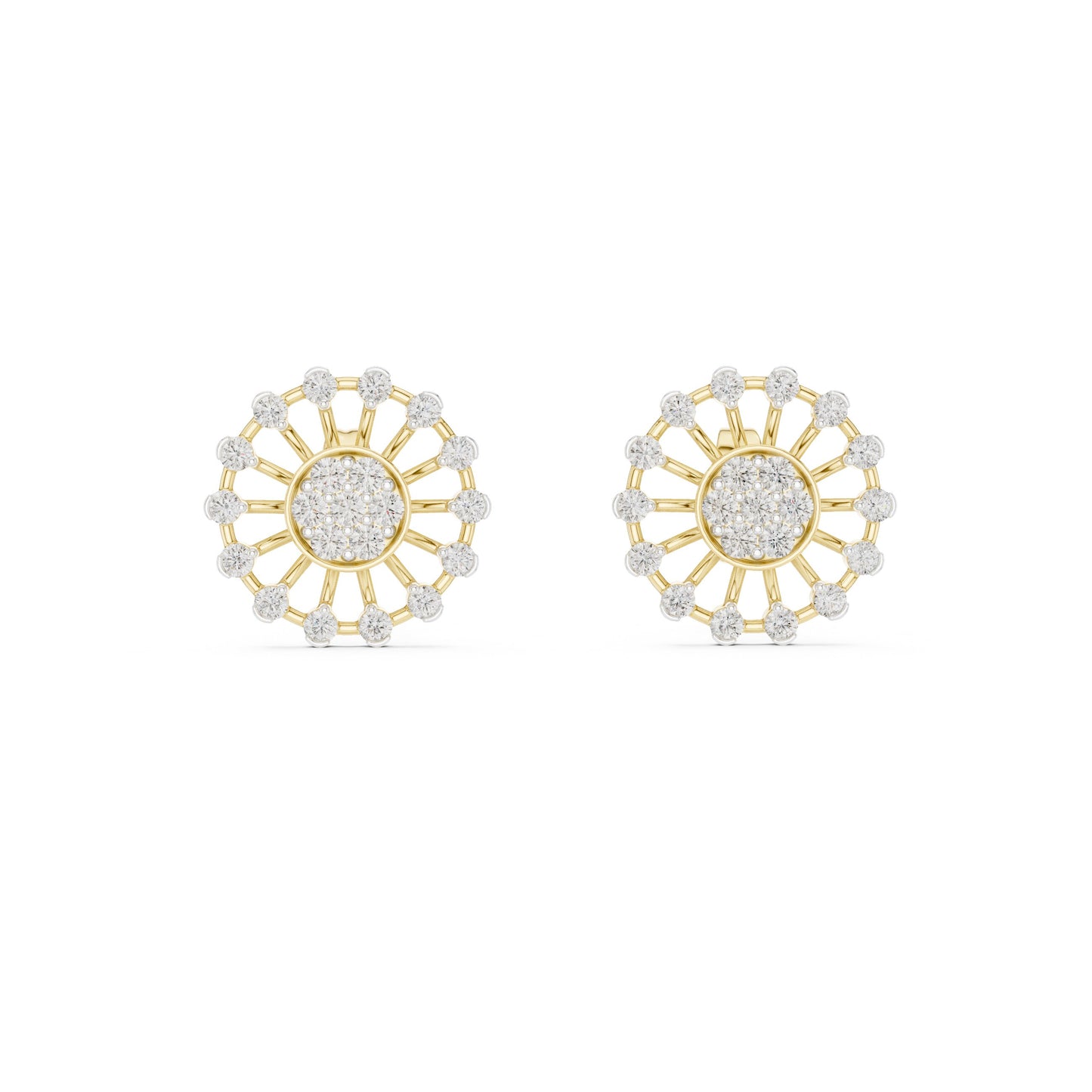 Mixed Shape Lab Grown Diamond Stud Earrings