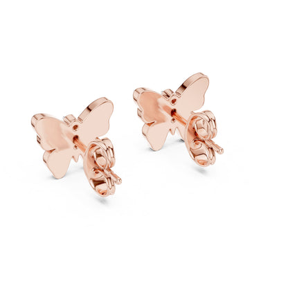 Round Stud Lab Grown Diamond Earrings