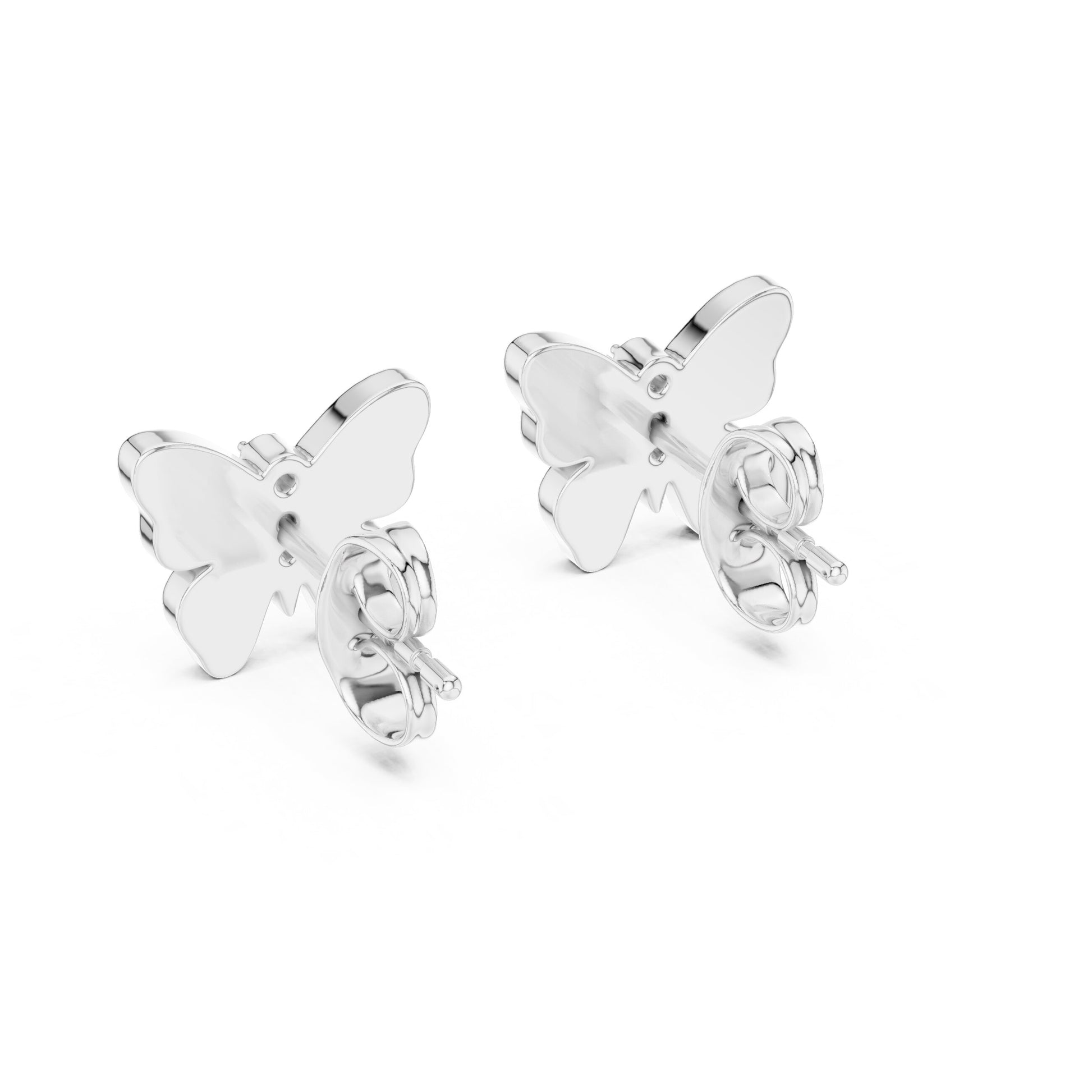Round Stud Lab Grown Diamond Earrings
