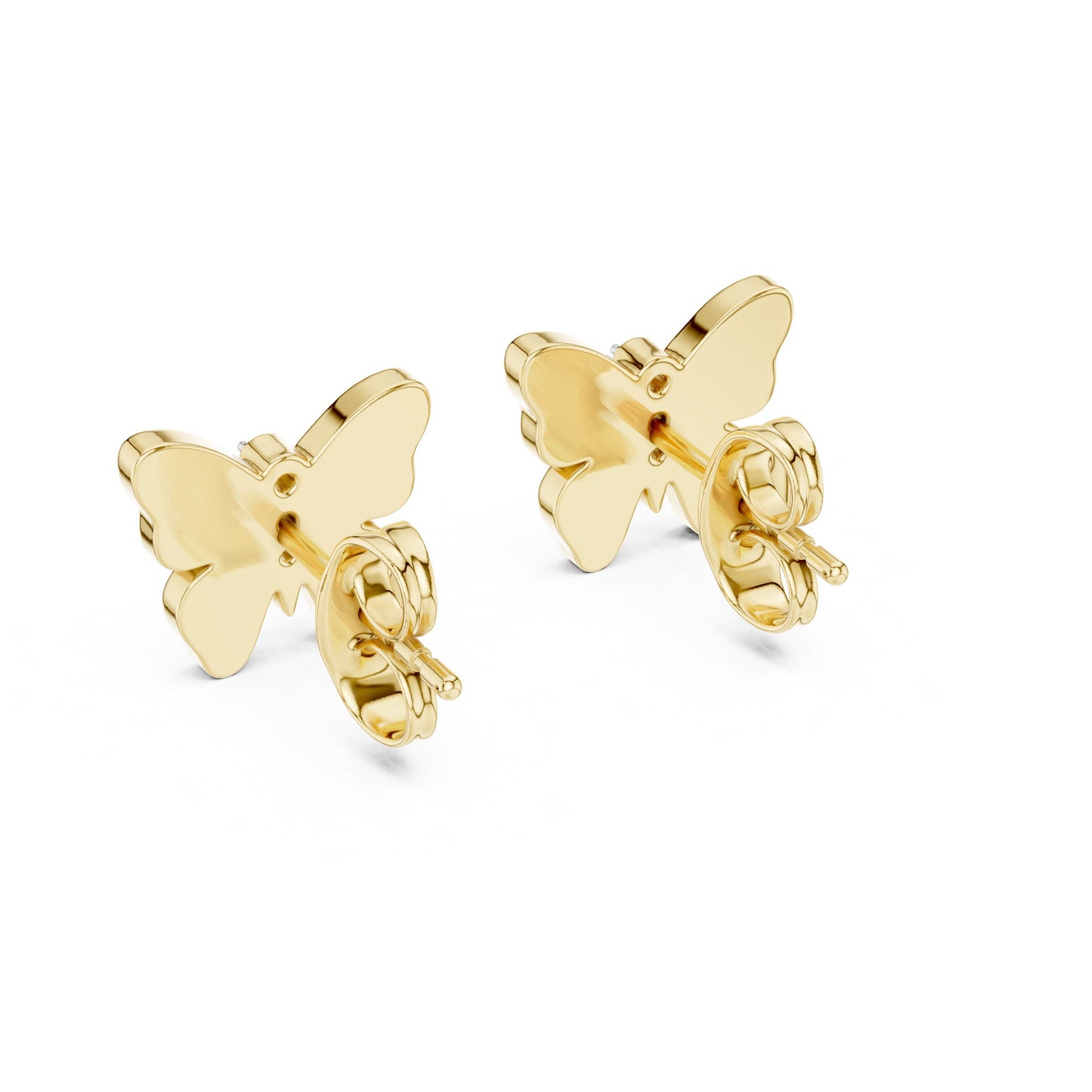 Round Stud Lab Grown Diamond Earrings