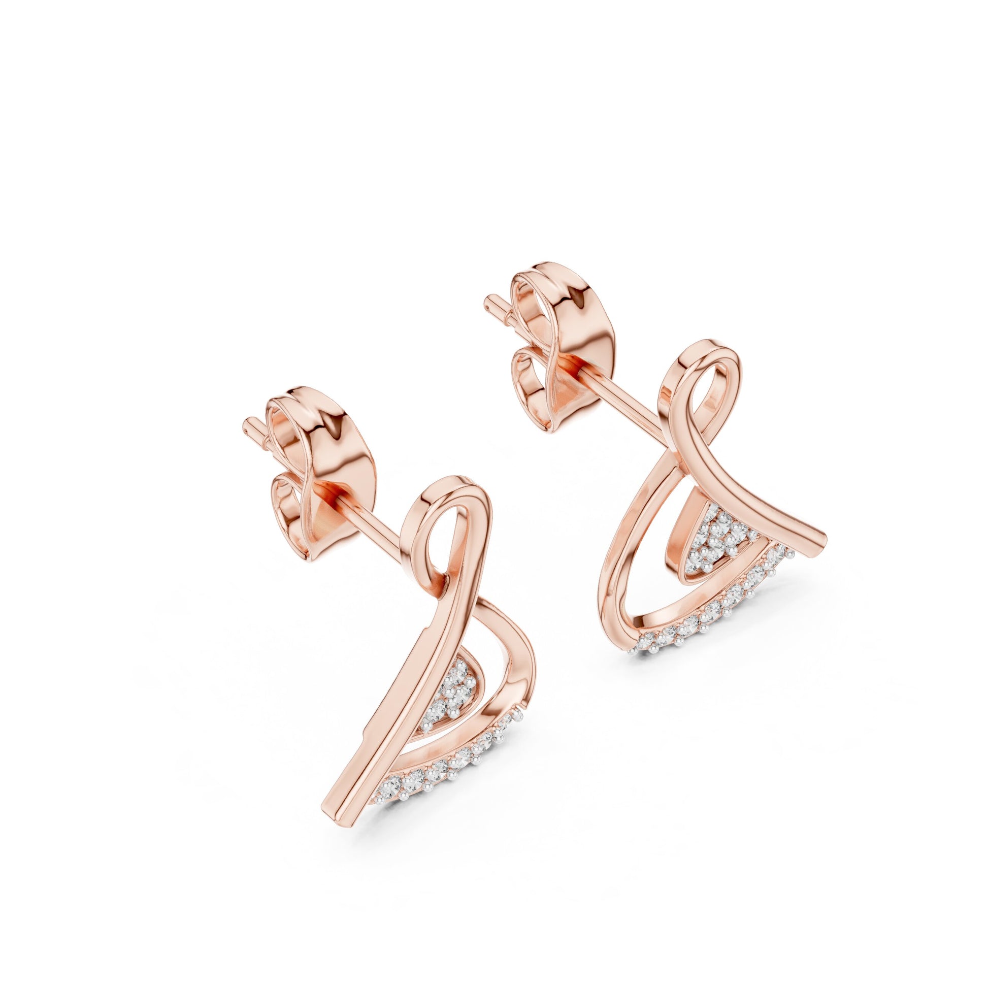 Round Jacket Lab Grown Diamond Earrings