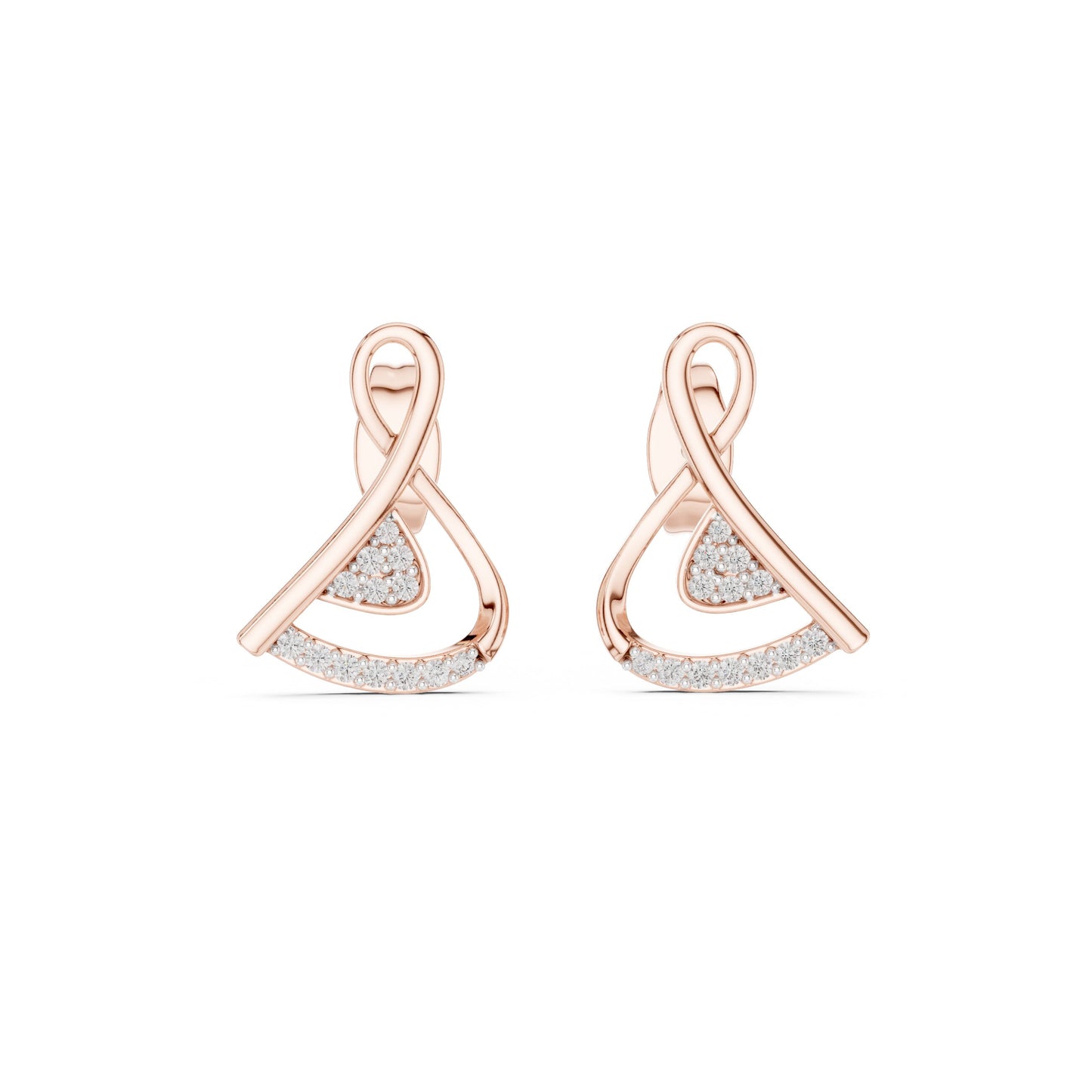 Round Jacket Lab Grown Diamond Earrings