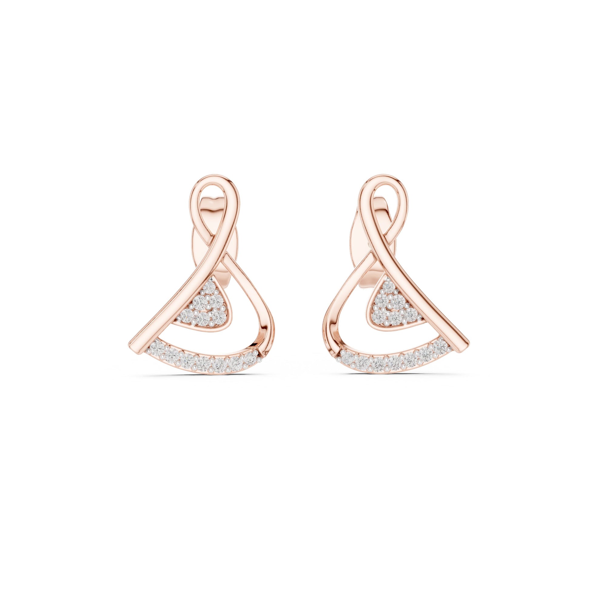 Round Jacket Lab Grown Diamond Earrings