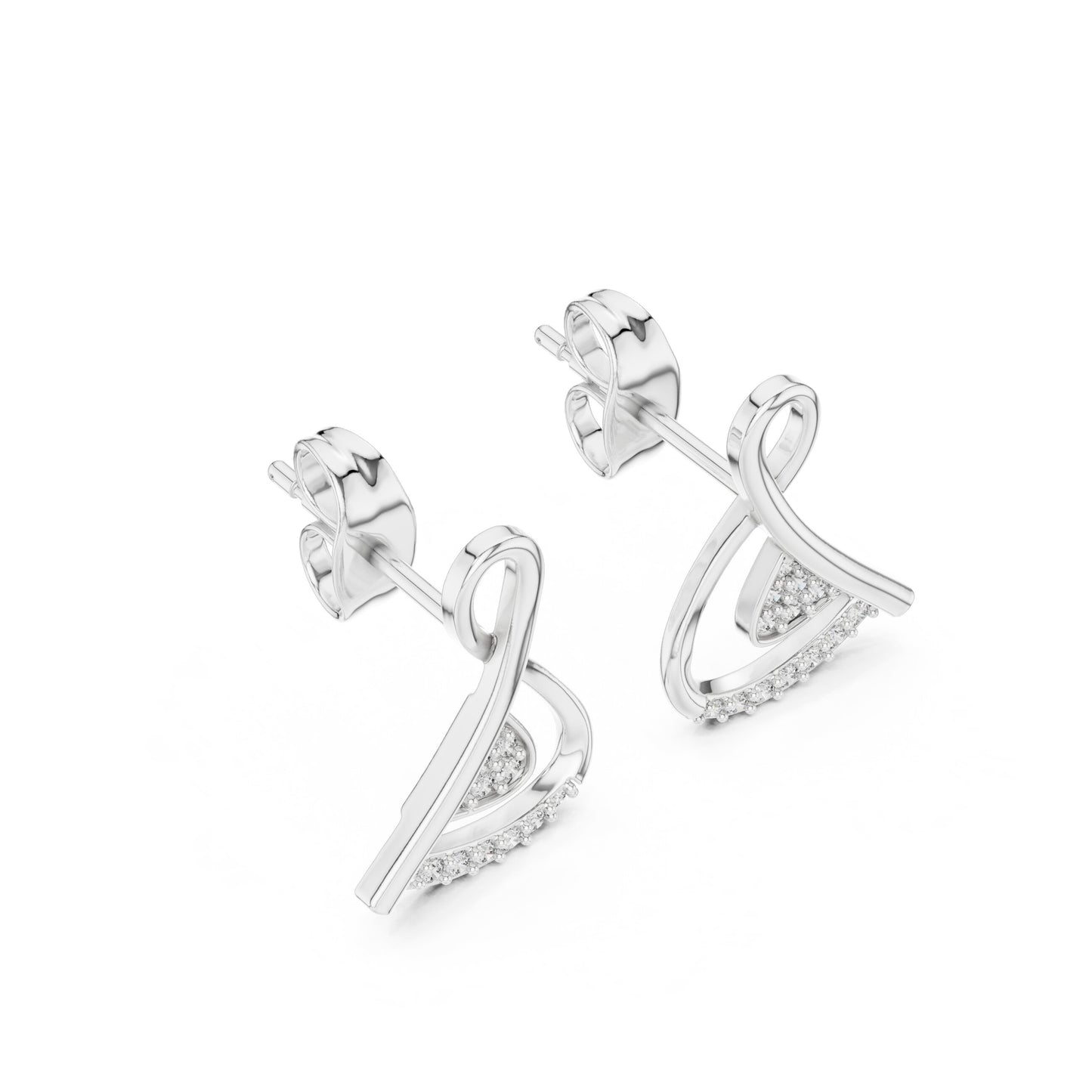 Round Jacket Lab Grown Diamond Earrings