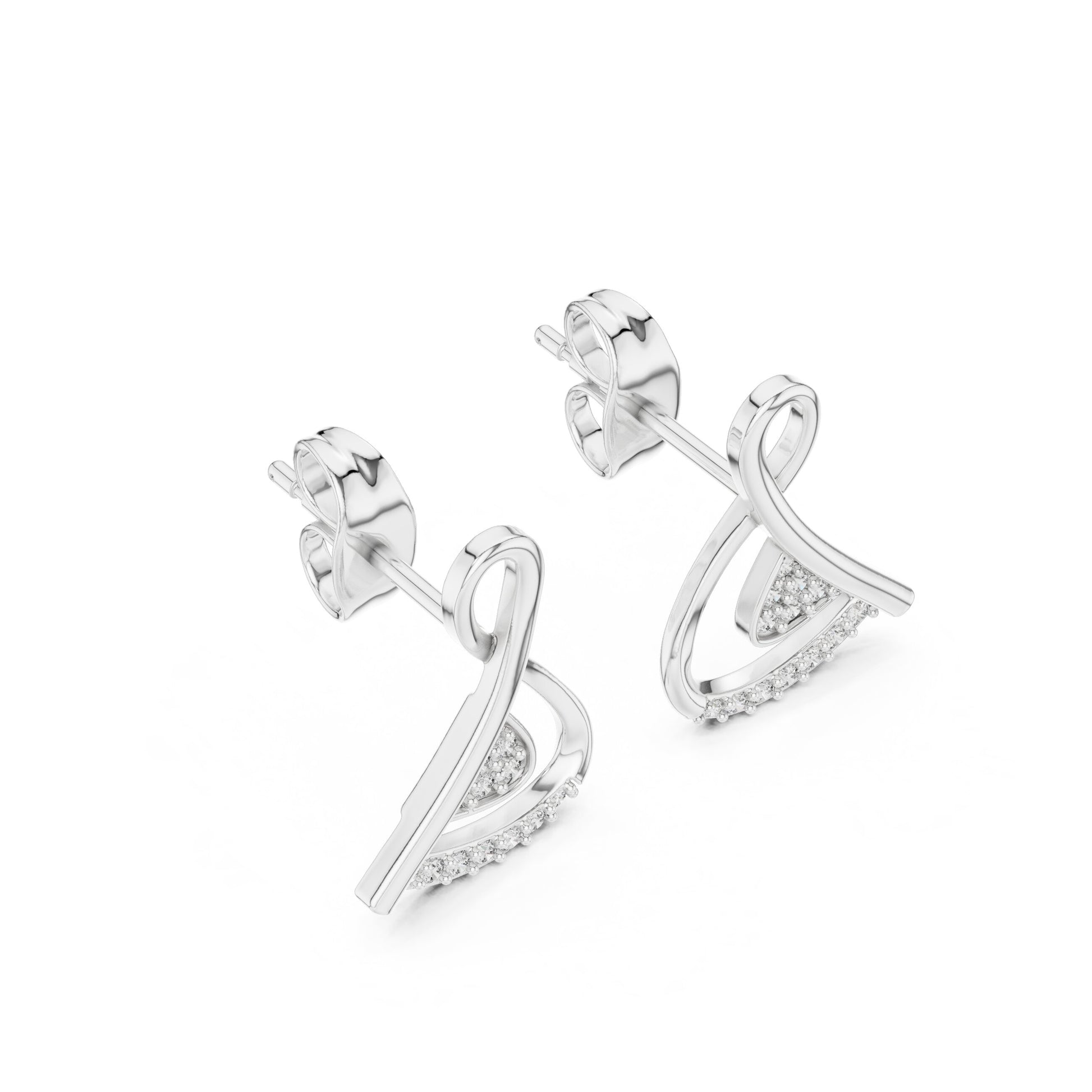 Round Jacket Lab Grown Diamond Earrings