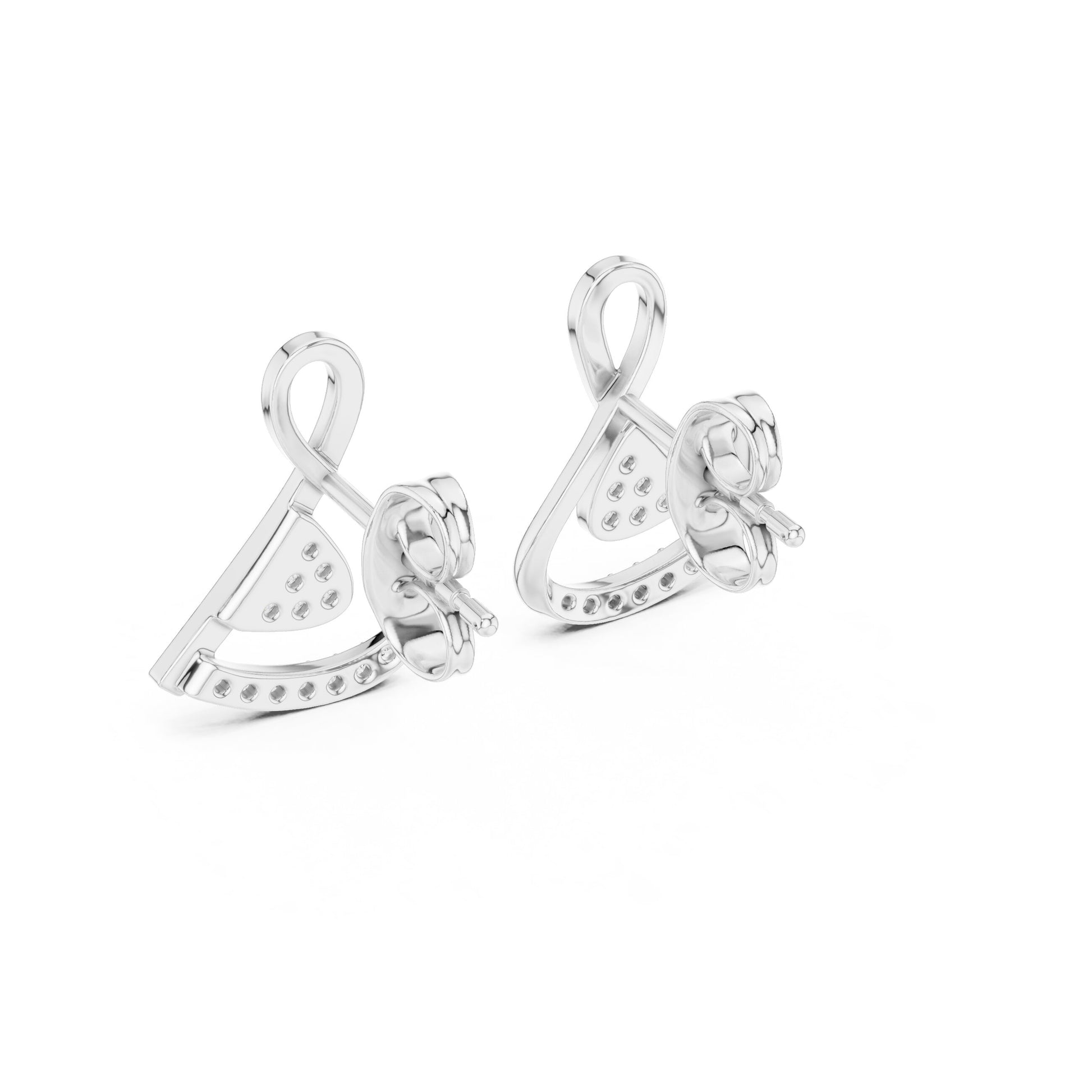 Round Jacket Lab Grown Diamond Earrings