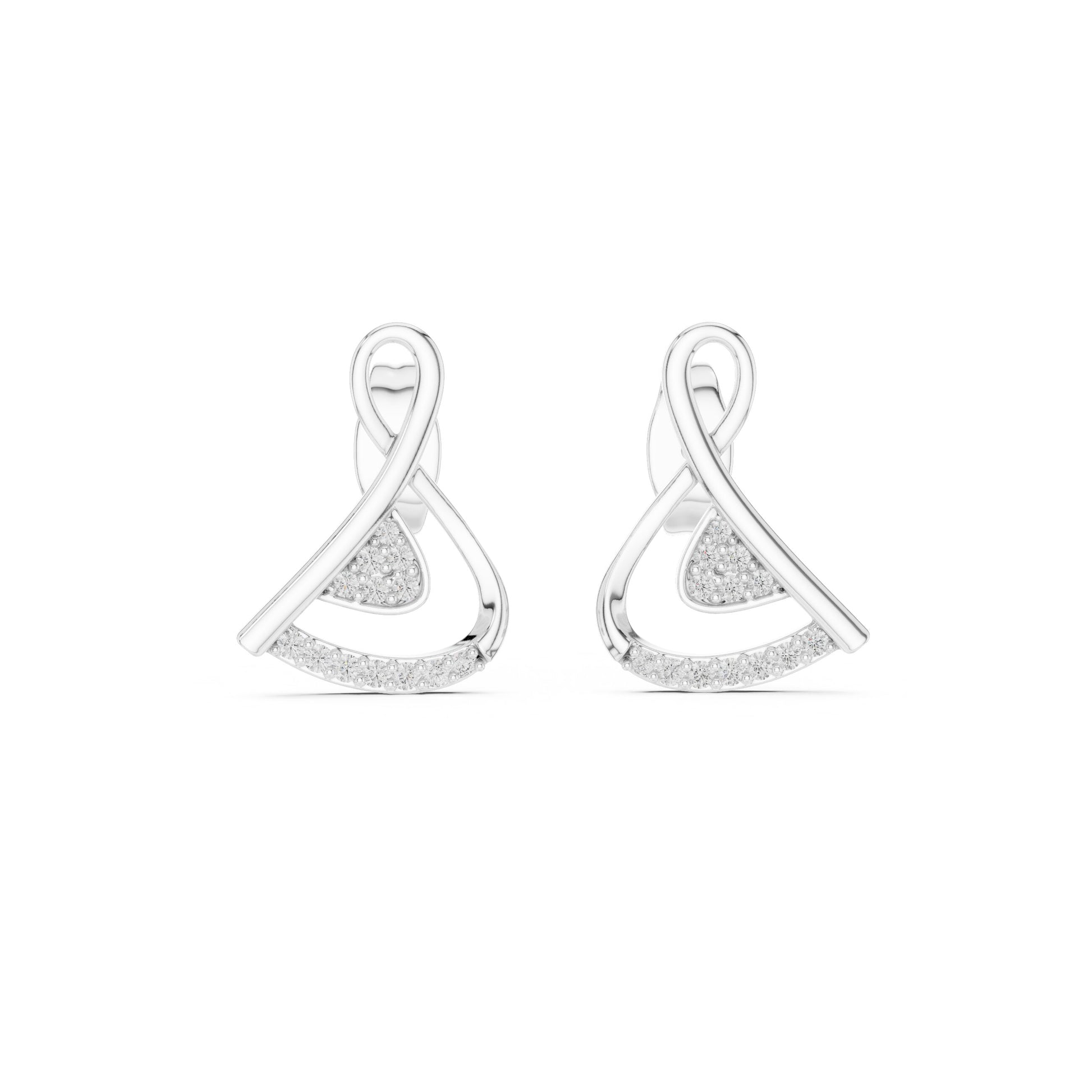 Round Jacket Lab Grown Diamond Earrings