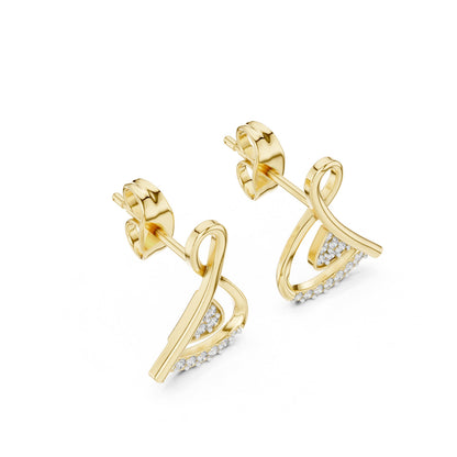 Round Jacket Lab Grown Diamond Earrings