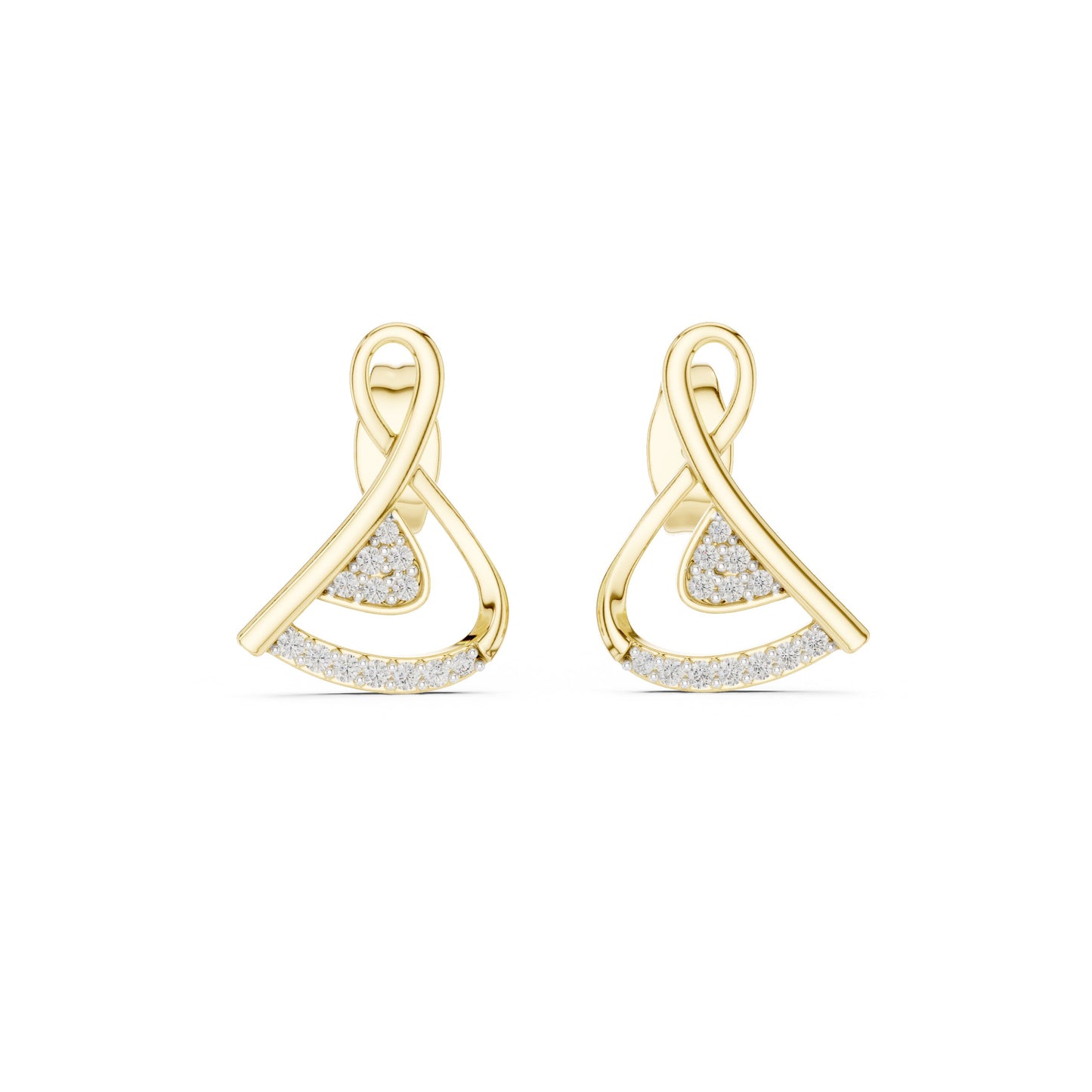 Round Jacket Lab Grown Diamond Earrings