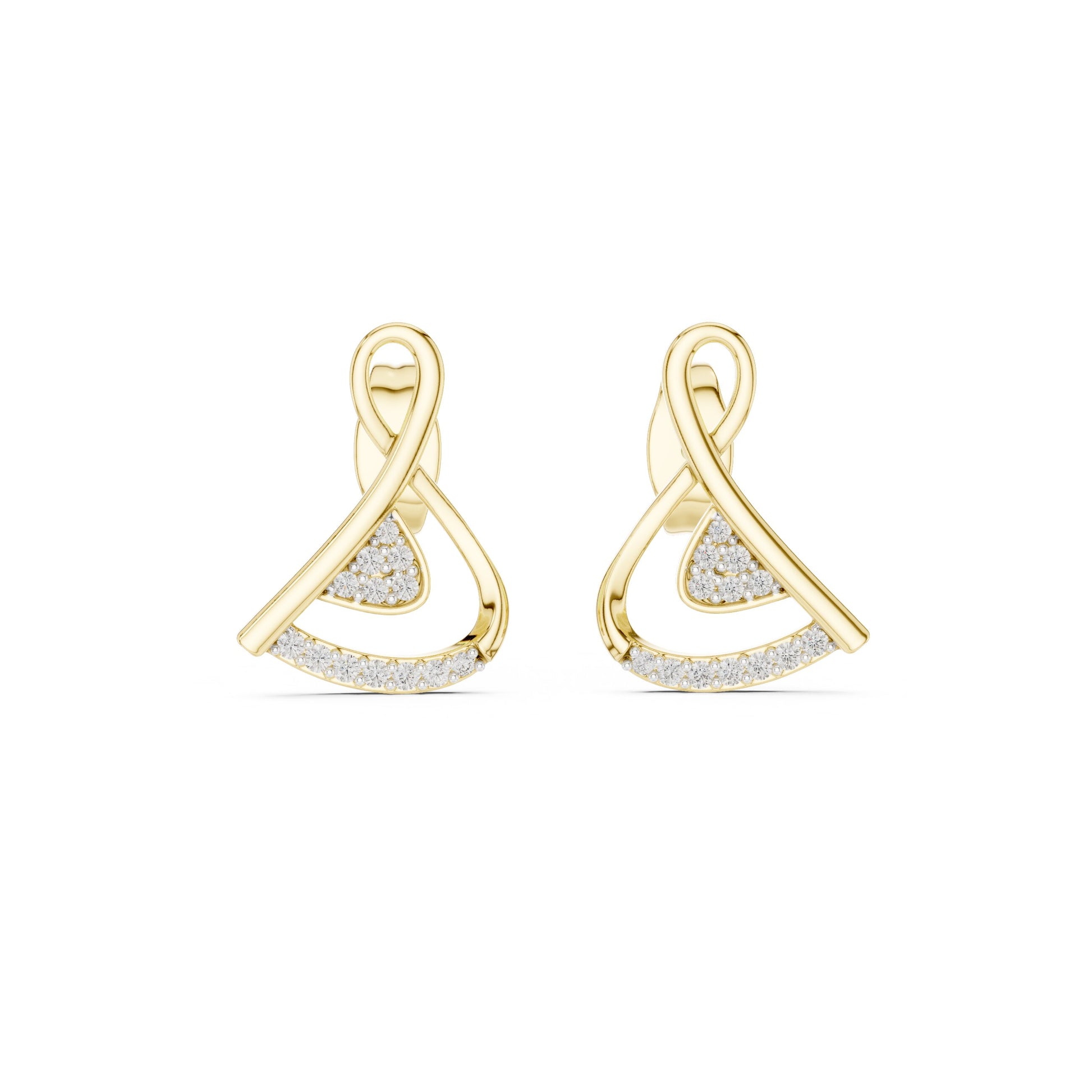 Round Jacket Lab Grown Diamond Earrings