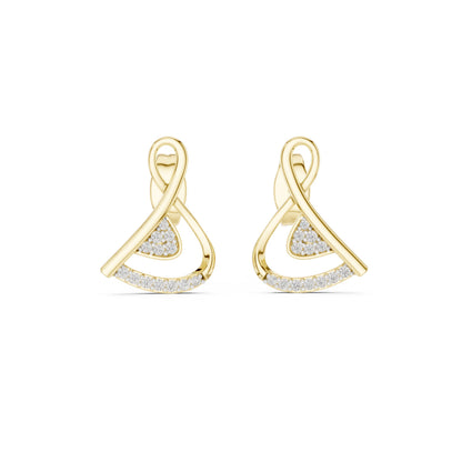 Round Jacket Lab Grown Diamond Earrings