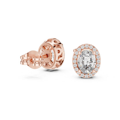 Mixed Shape Lab Grown Diamond Stud Earrings