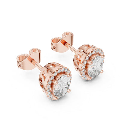Mixed Shape Lab Grown Diamond Stud Earrings