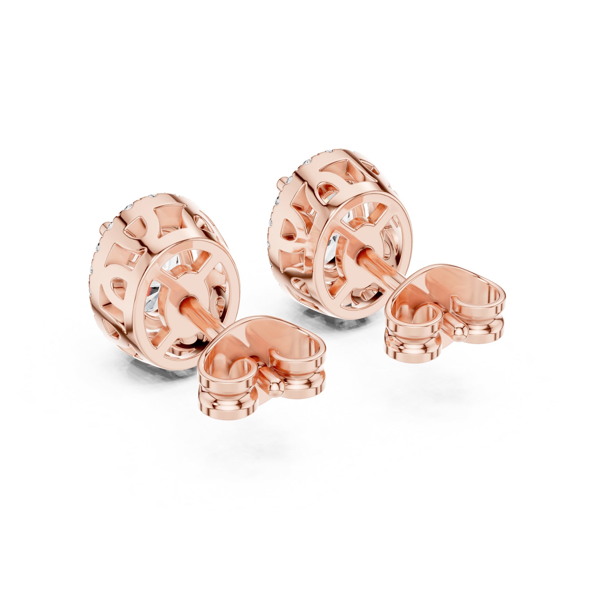 Mixed Shape Lab Grown Diamond Stud Earrings