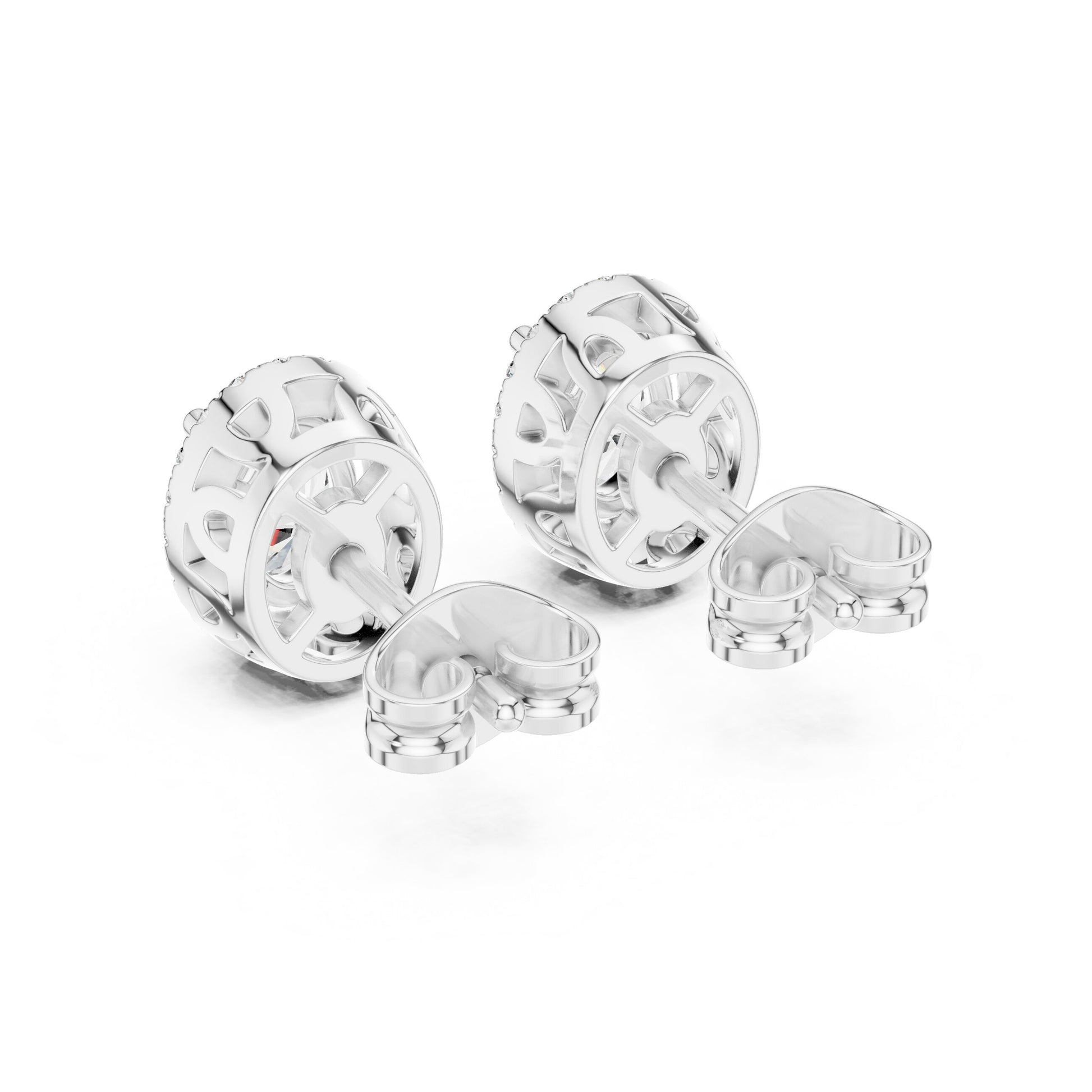 Mixed Shape Lab Grown Diamond Stud Earrings
