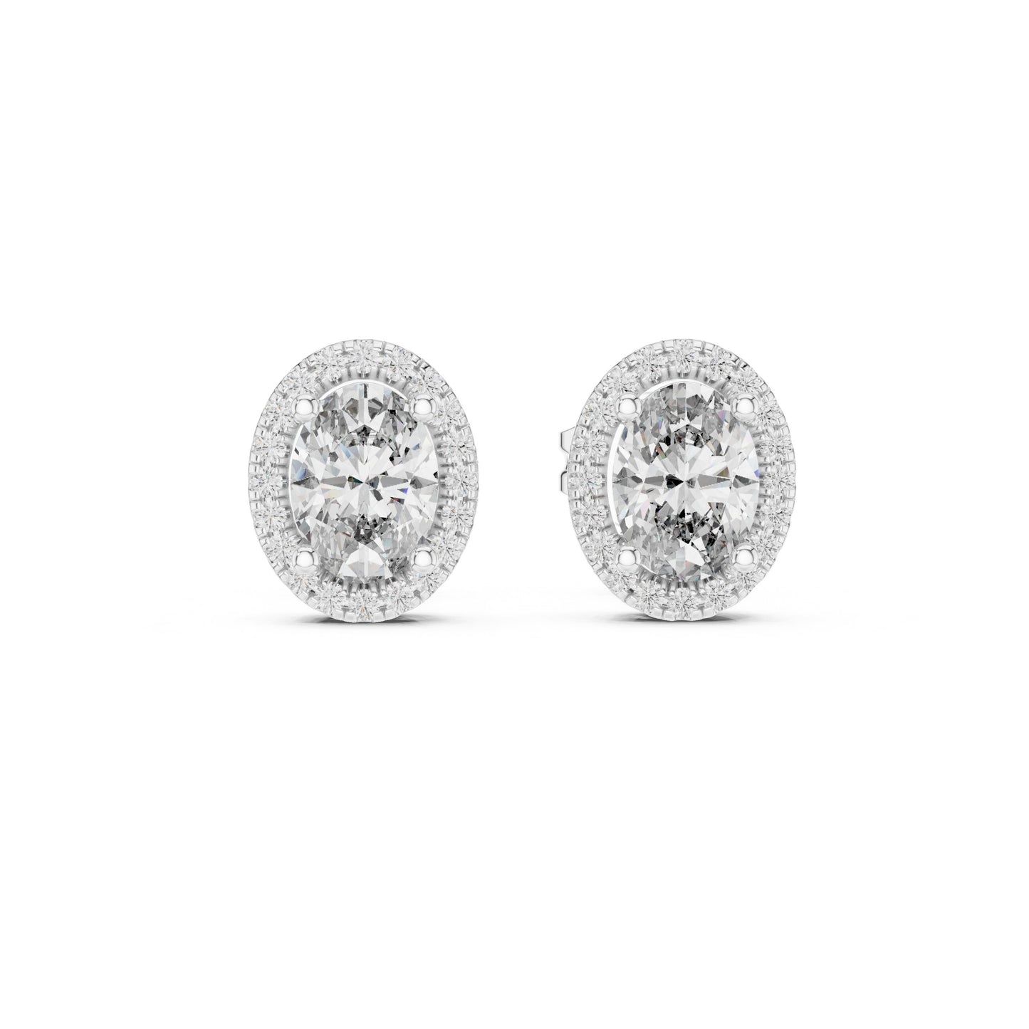 Mixed Shape Lab Grown Diamond Stud Earrings