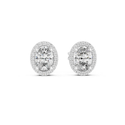 Mixed Shape Lab Grown Diamond Stud Earrings