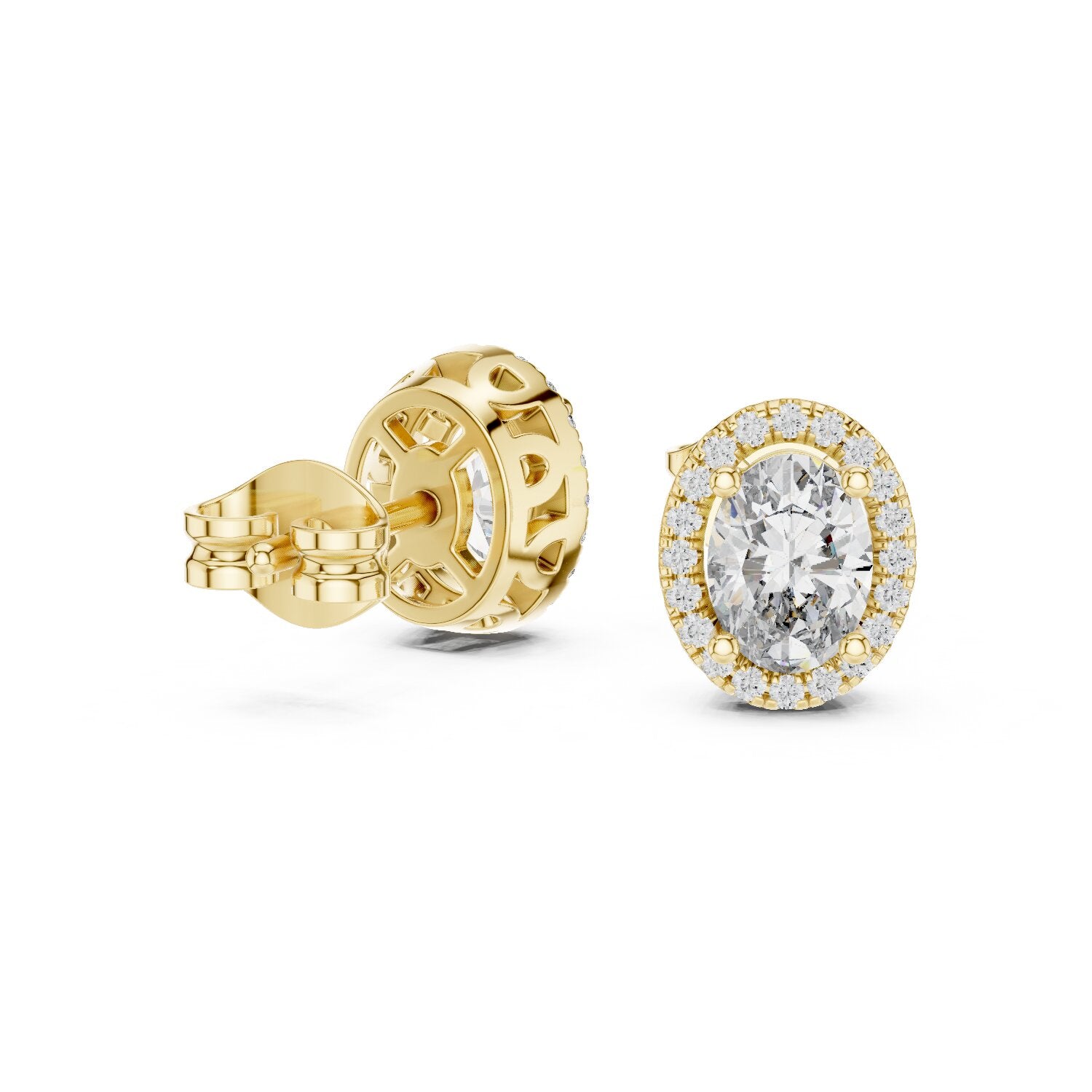 Mixed Shape Lab Grown Diamond Stud Earrings