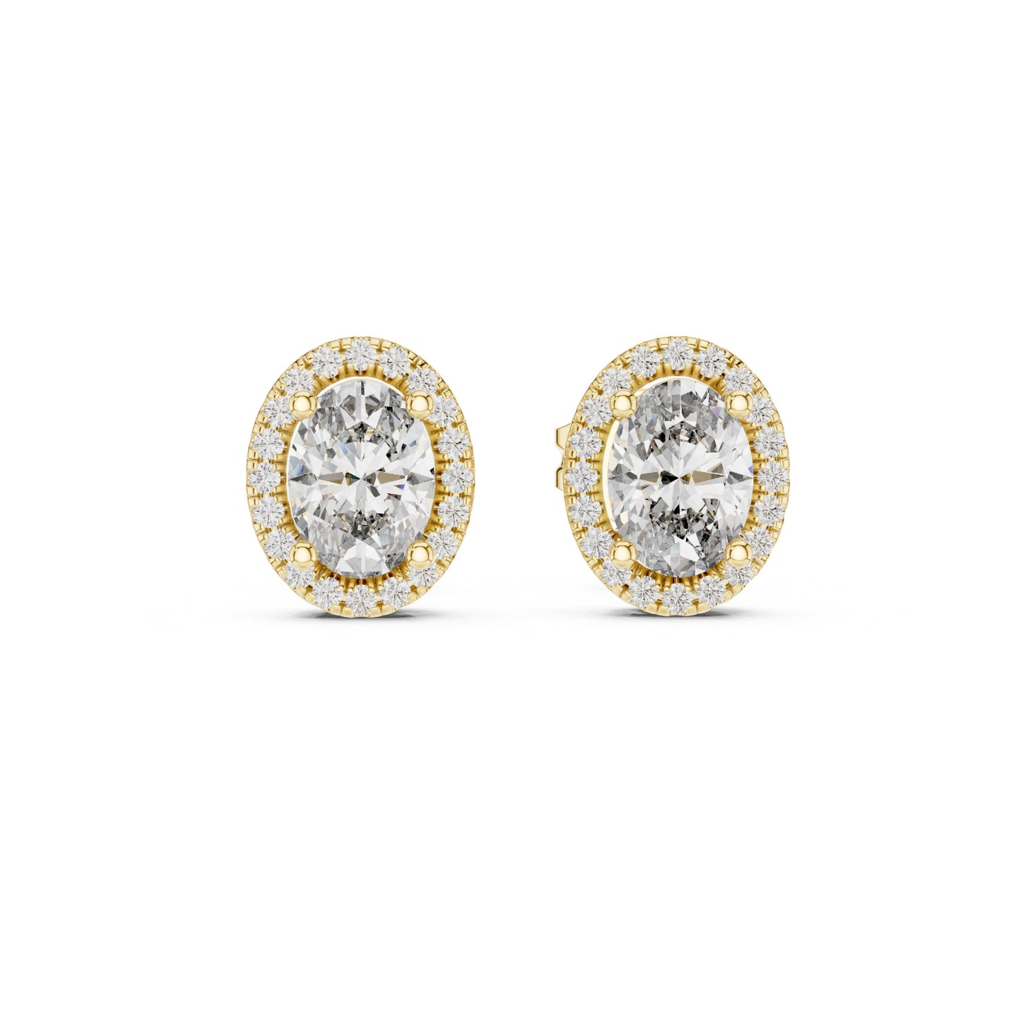 Mixed Shape Lab Grown Diamond Stud Earrings