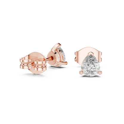 Pear Stud Lab Grown Diamond Earrings