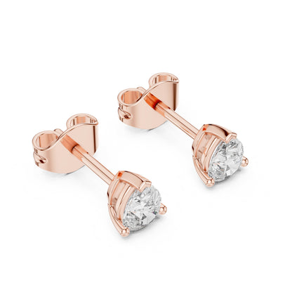 Pear Stud Lab Grown Diamond Earrings