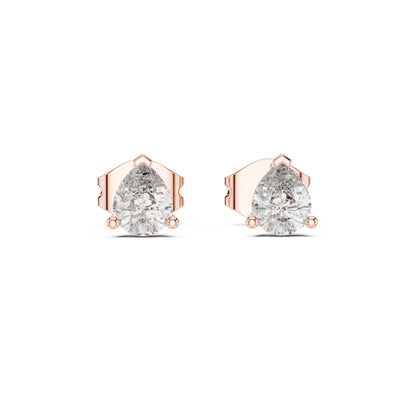 Pear Stud Lab Grown Diamond Earrings